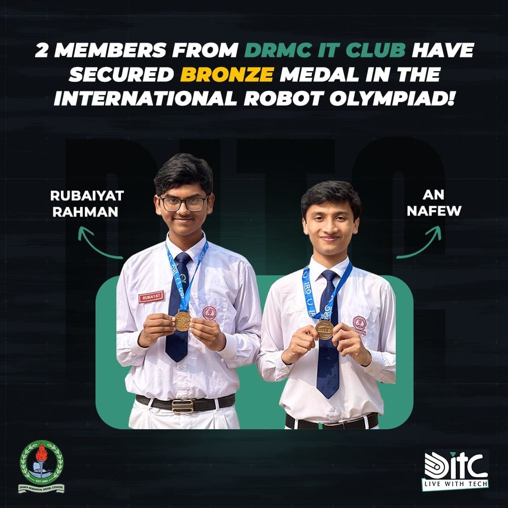 International Robot Olympiad bronze medal